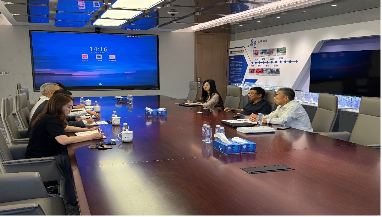 中非发展基金副总裁余焯锐一行到访28圈体育总部